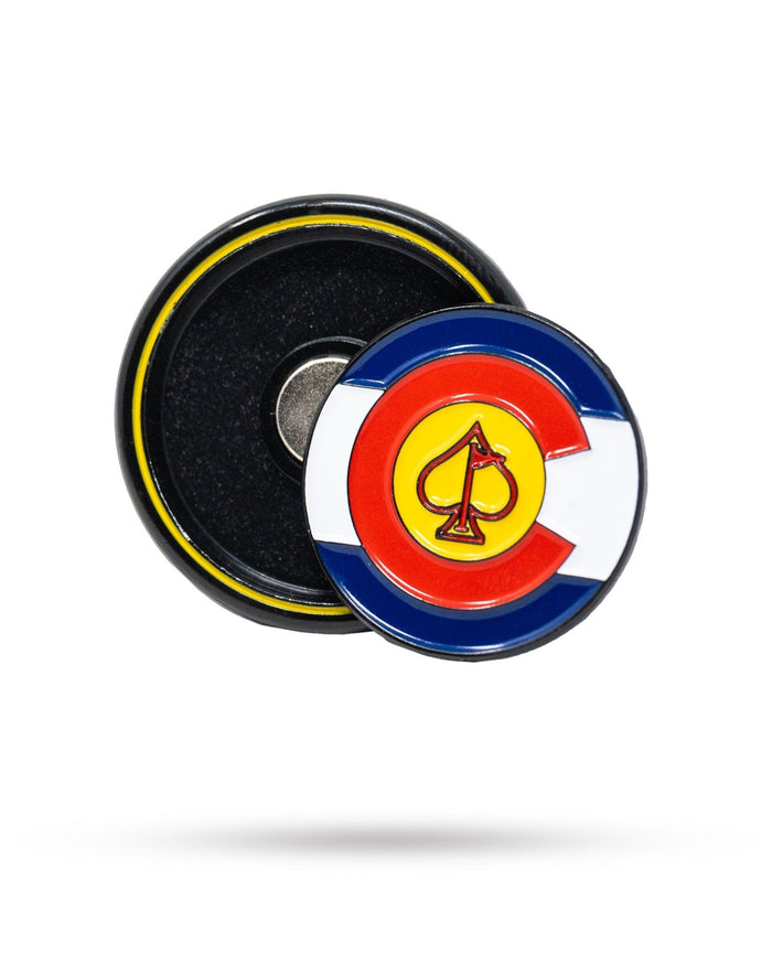 Pop Out Medallion Ball Marker - Colorado - Club Rehab