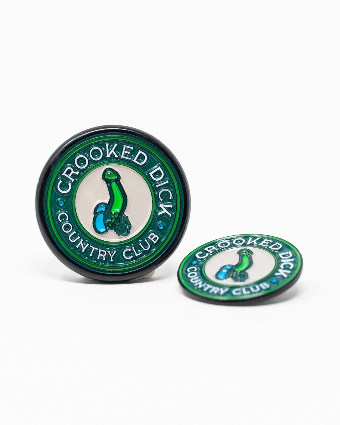 Pop Out Medallion Ball Marker - Crooked Dick - Club Rehab