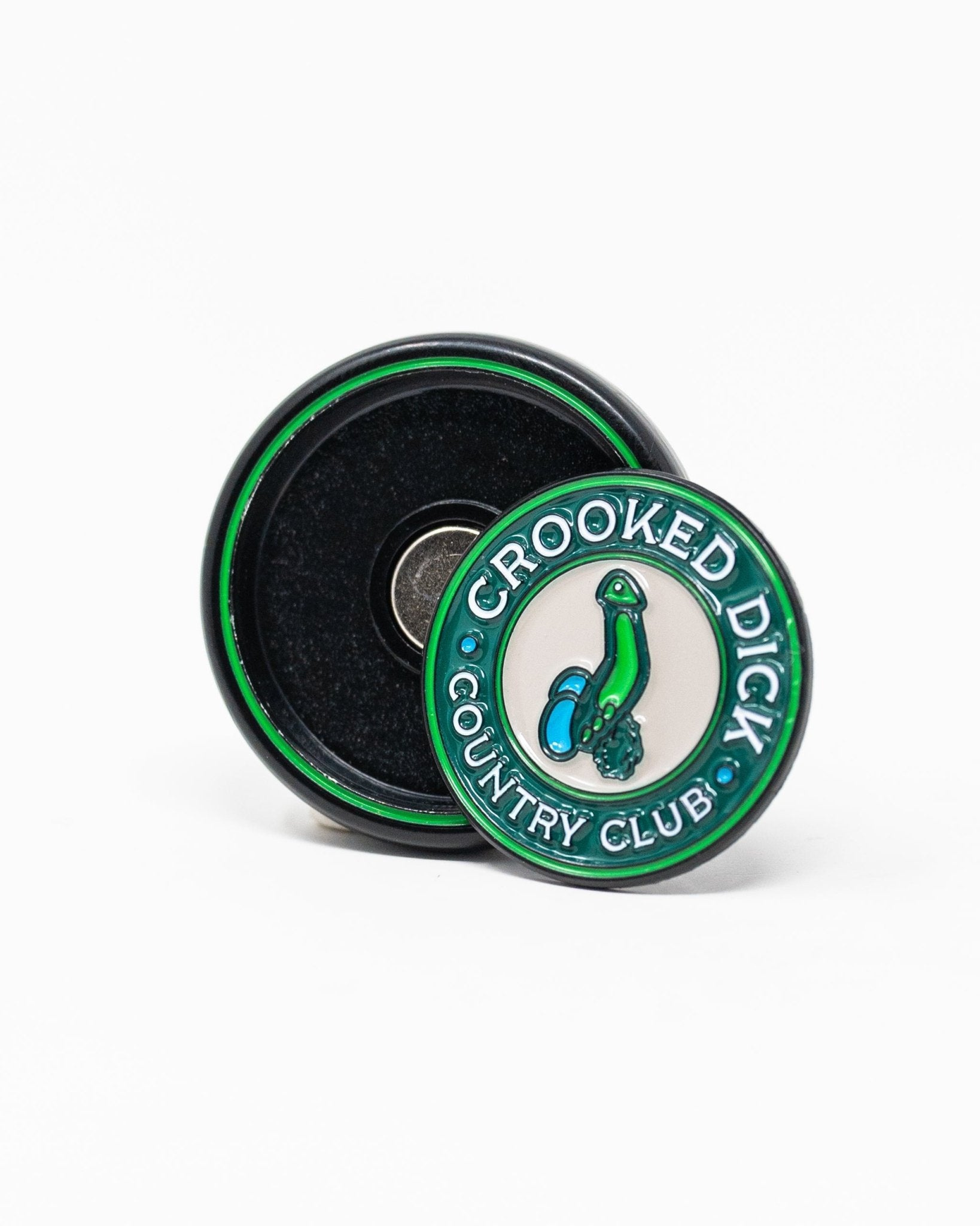 Pop Out Medallion Ball Marker - Crooked Dick - Club Rehab