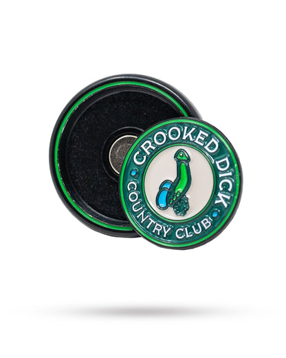 Pop Out Medallion Ball Marker - Crooked Dick - Club Rehab