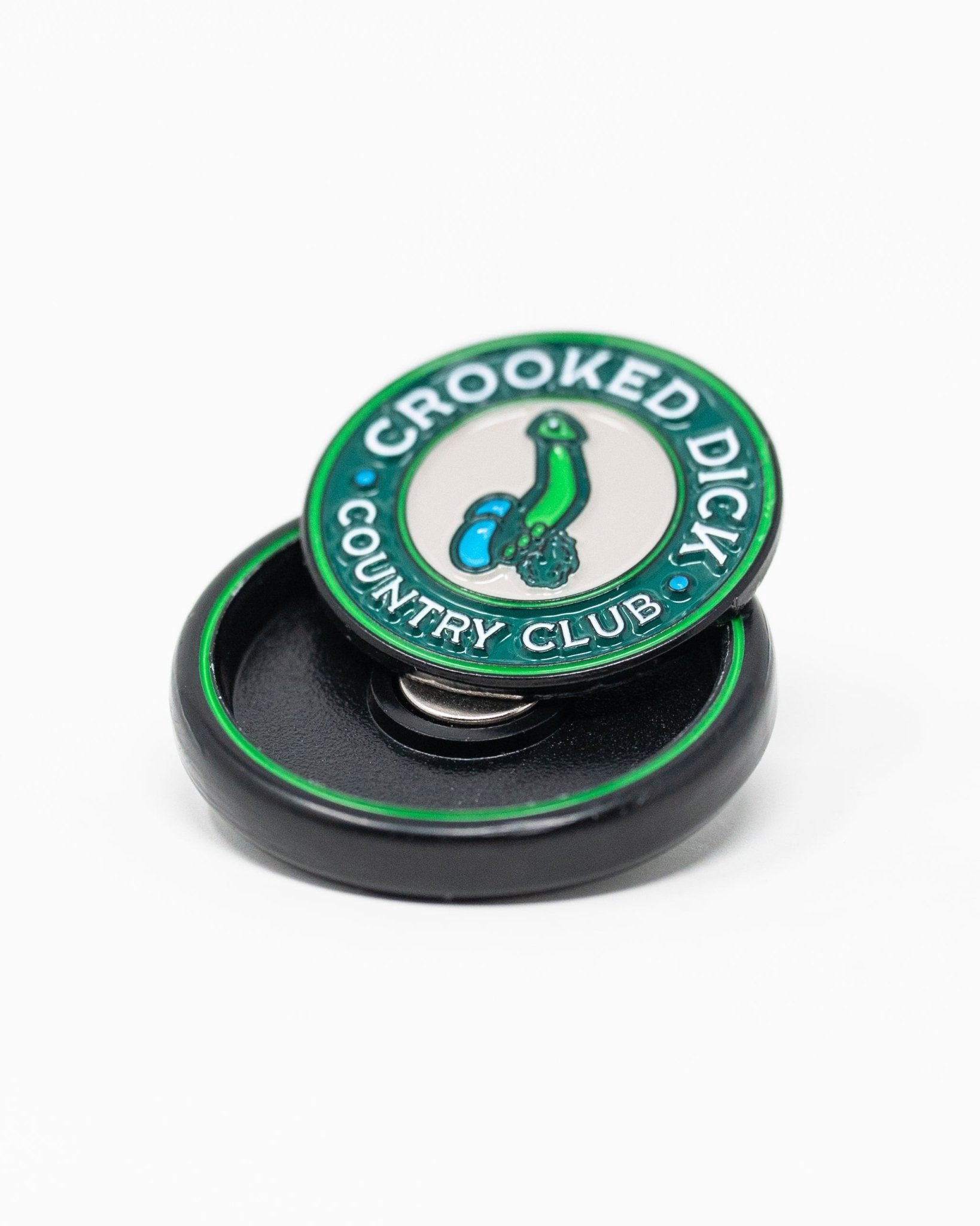 Pop Out Medallion Ball Marker - Crooked Dick - Club Rehab