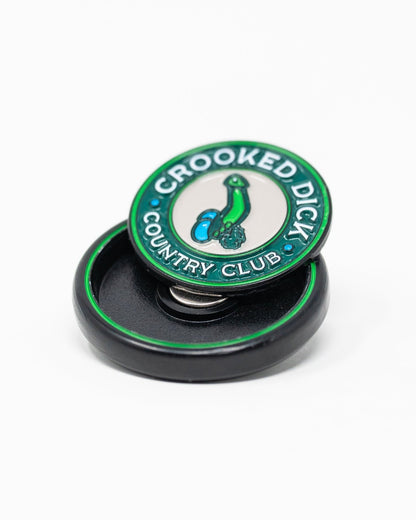 Pop Out Medallion Ball Marker - Crooked Dick - Club Rehab