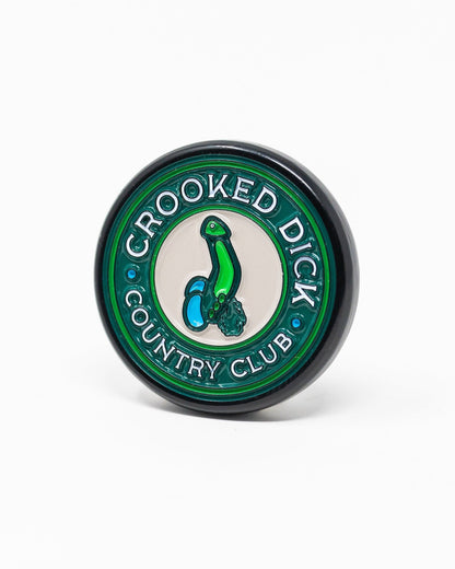 Pop Out Medallion Ball Marker - Crooked Dick - Club Rehab