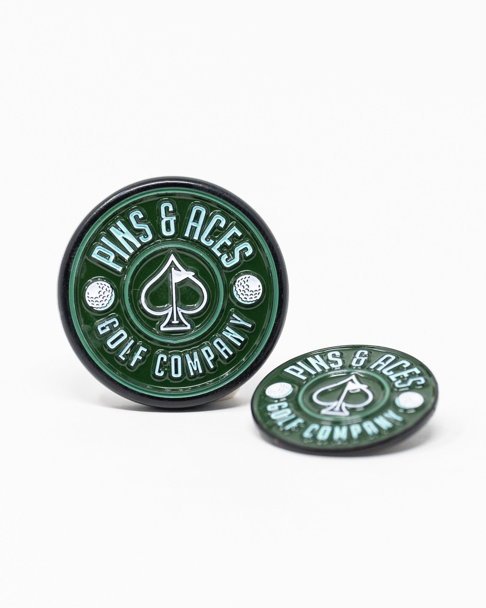 Pop Out Medallion Ball Marker - Green - Club Rehab