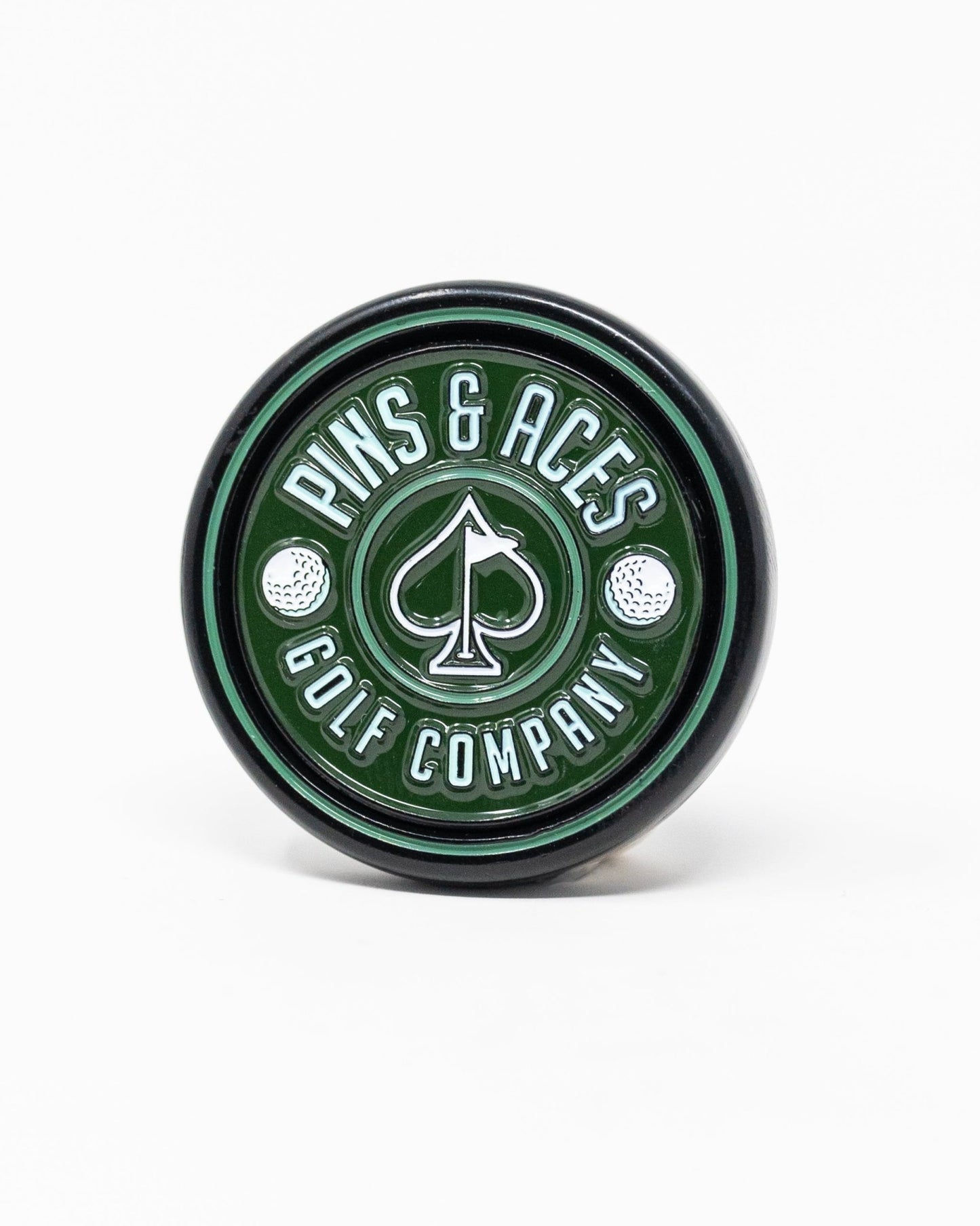 Pop Out Medallion Ball Marker - Green - Club Rehab