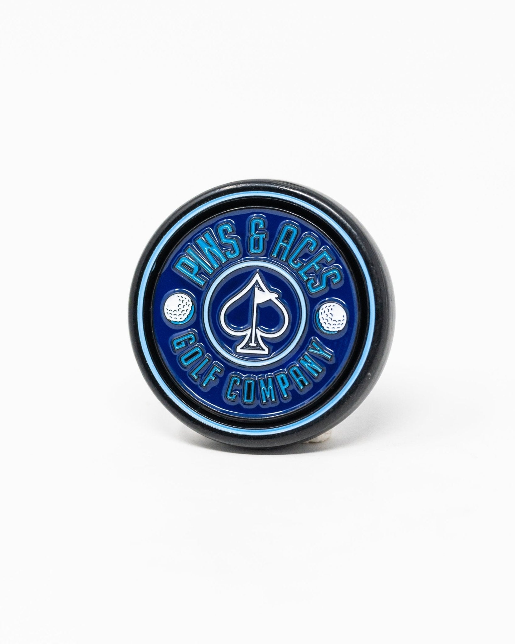 Pop Out Medallion Ball Marker - Navy - Club Rehab