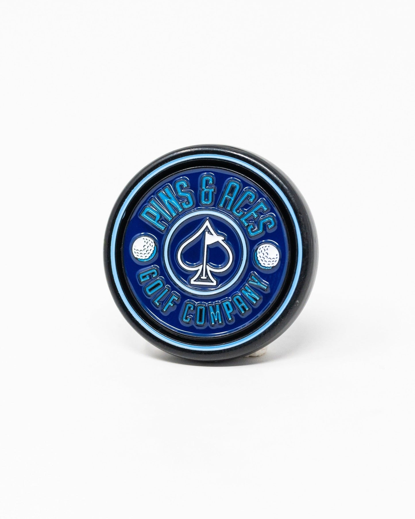 Pop Out Medallion Ball Marker - Navy - Club Rehab