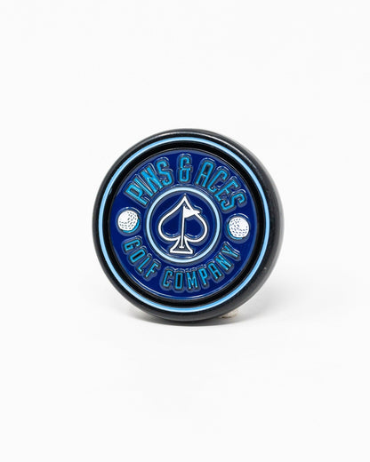 Pop Out Medallion Ball Marker - Navy - Club Rehab