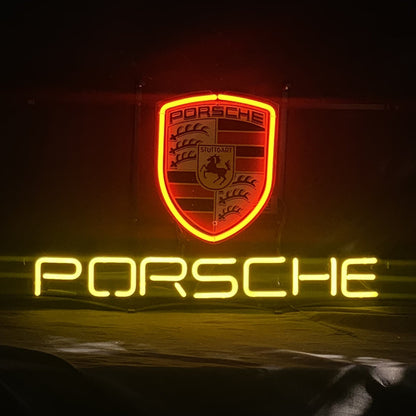 Porsche Car Neon Sign Light, alternate product view 2