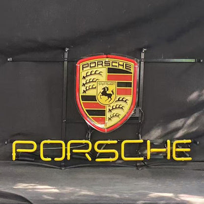 Porsche Car Neon Sign Light, alternate product view 3