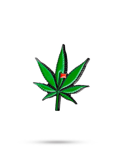Pot Leaf Ball Marker - Club Rehab