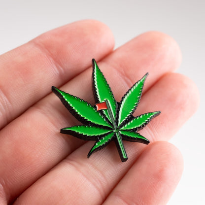 Pot Leaf Ball Marker - Club Rehab