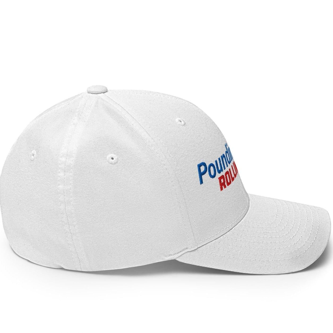 Poundin' Natties Rollin' Fatties Embroidered Stretch Fit Golf Hat - S/M - Club Rehab