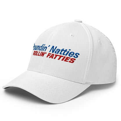 Poundin' Natties Rollin' Fatties Embroidered Stretch Fit Golf Hat - S/M - Club Rehab