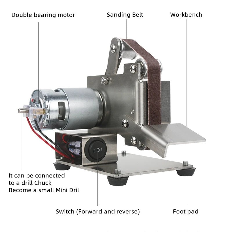 PowerWave Adjustable Speed Belt Sander - Club Rehab - Golf Tools15mm PowerPowerWave Adjustable Speed Belt Sander