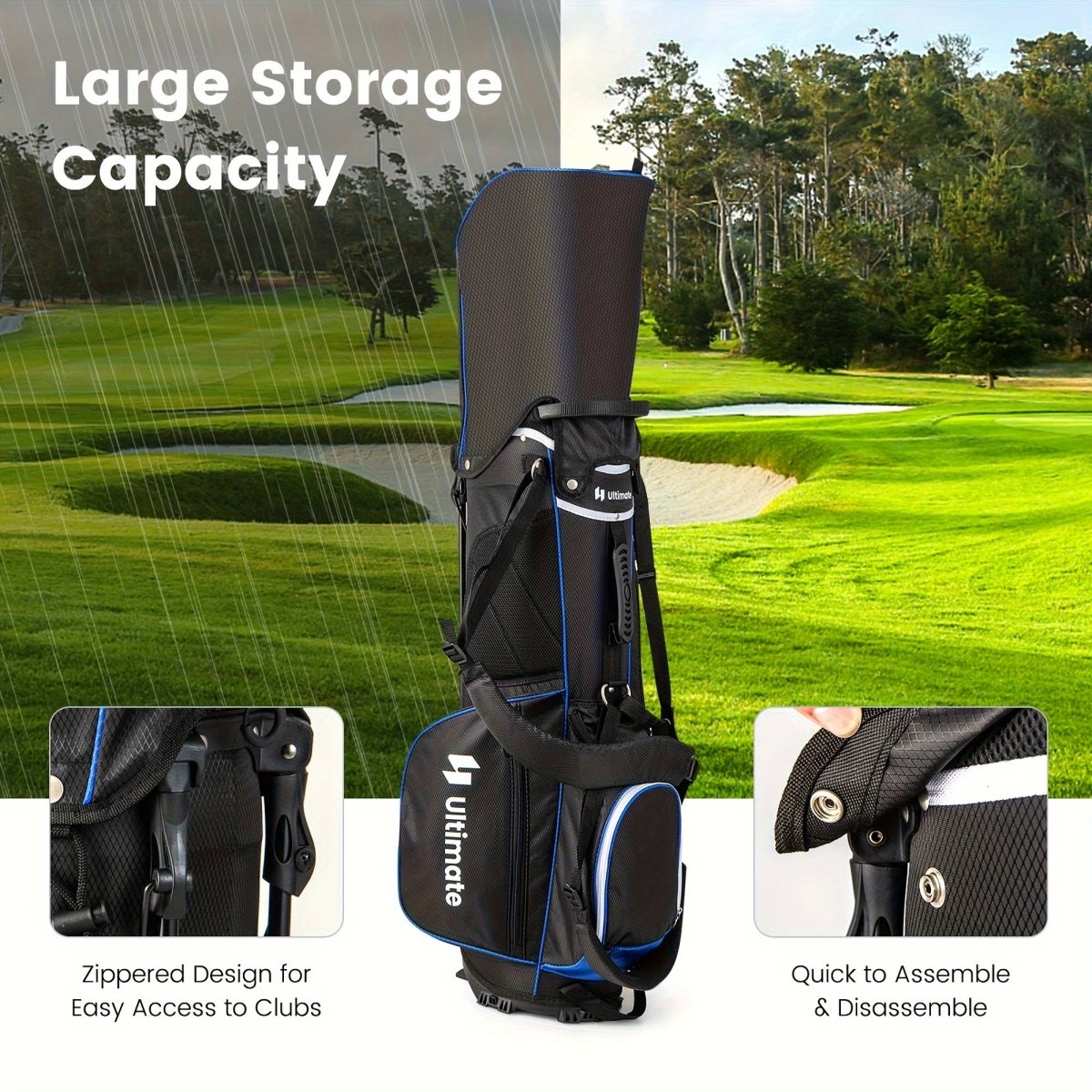 Premier 14 - Way Golf Cart Bag with Pockets - Club Rehab - Golf BagBluePremier 14 - Way Golf Cart Bag with Pockets