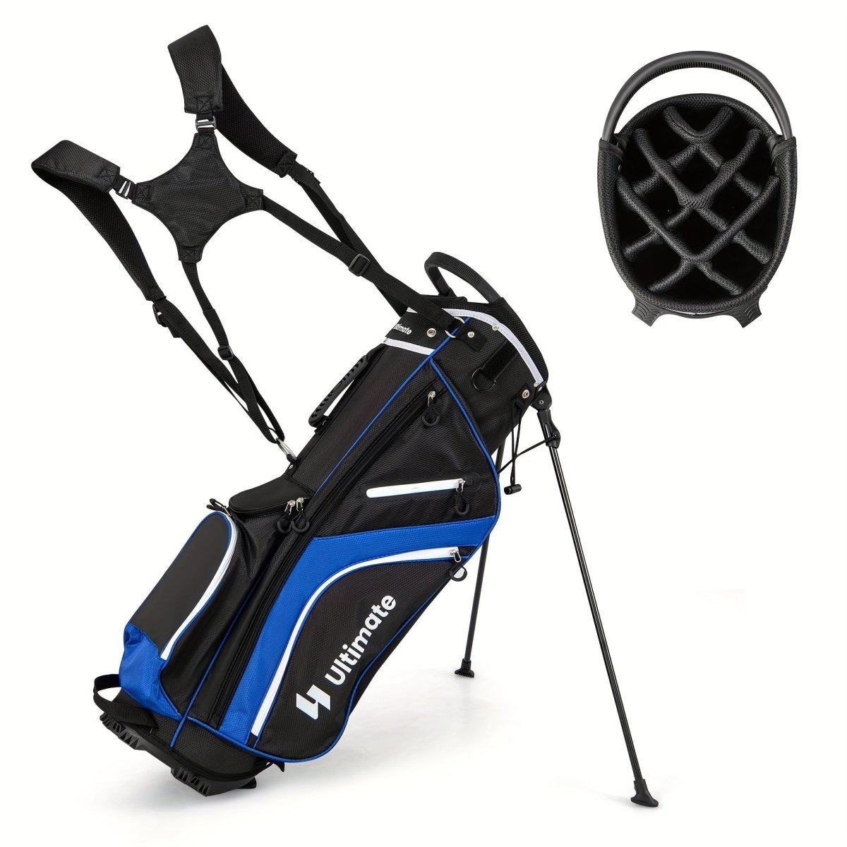 Premier 14 - Way Golf Cart Bag with Pockets - Club Rehab - Golf BagBlue45430462316736