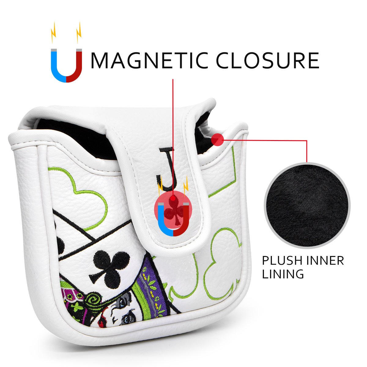 Premium Crazy Jack Golf Headcovers - Putter Blade - Club Rehab
