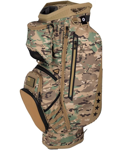 Premium Golf Bag - 14 - Way Divider - Camouflage - Patriot Camo - Club Rehab