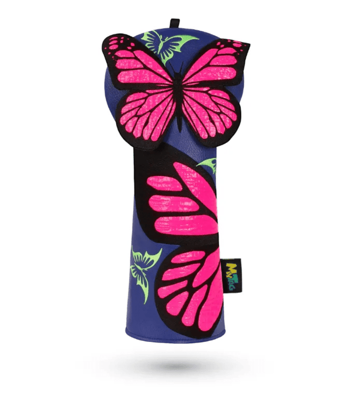 Premium Neon Butterfly Headcover - Club Rehab
