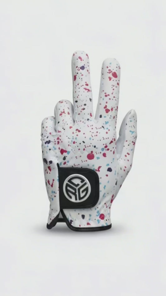 Splatter CRG Golf Glove – Limited Drop | Universal Fit | Premium Leather