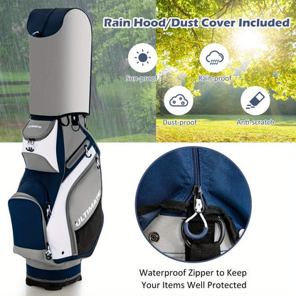 Pro Caddy 14 - Way Golf Cart Bag with Rain Hood - Club Rehab - Golf BagPro Caddy 14 - Way Golf Cart Bag with Rain Hood