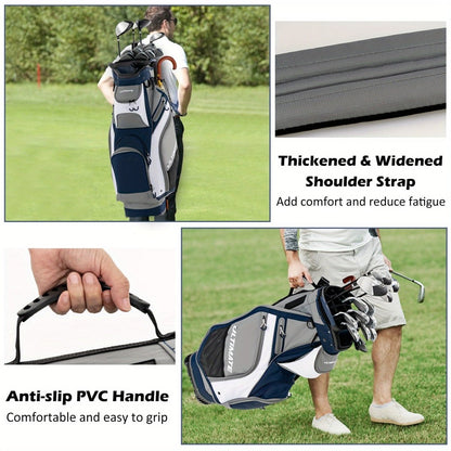 Pro Caddy 14 - Way Golf Cart Bag with Rain Hood - Club Rehab - Golf BagPro Caddy 14 - Way Golf Cart Bag with Rain Hood