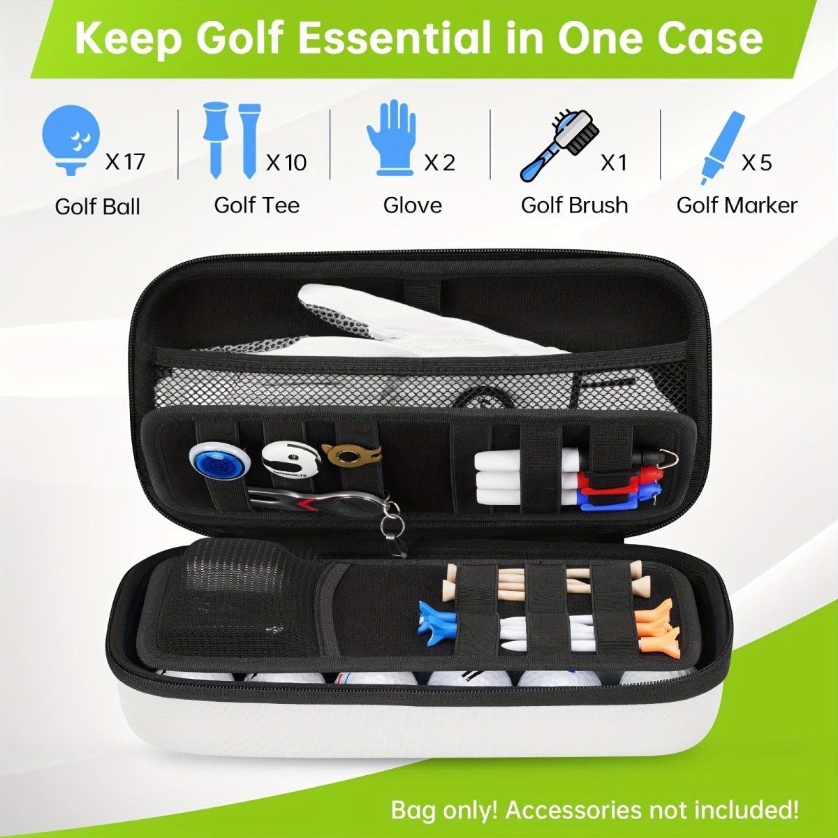 Pro Caddy Golf Accessory Organizer - Club Rehab - Storage BagPro Caddy Golf Accessory Organizer