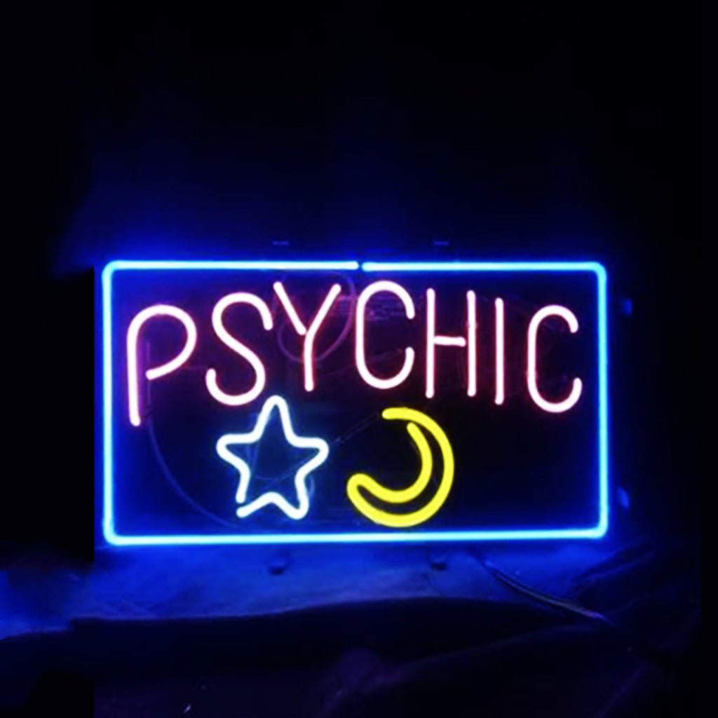 Psychic Moon Star Neon Signs - Club Rehab