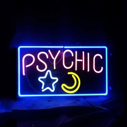 Psychic Moon Star Neon Signs - Club Rehab