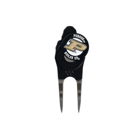 Purdue Boilermakers divot tool: round marker lifted