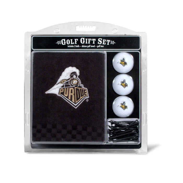 Purdue Boilermakers Embroidered Towel Golf Gift Set