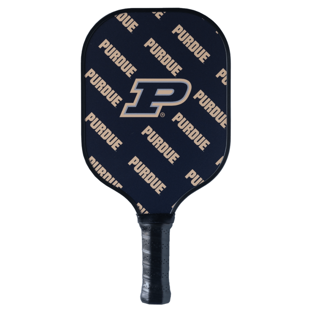 Purdue Boilermakers Pickleball Paddle | Carbon Fiber Face | 12mm Core - Club Rehab