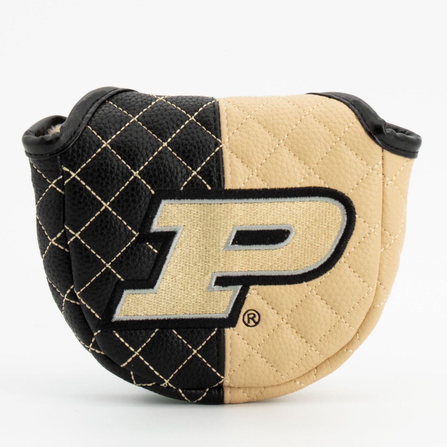 Purdue Boilermakers Quilted Headcovers – Boiler Up Collection - Mallet Putter Split - Club Rehab