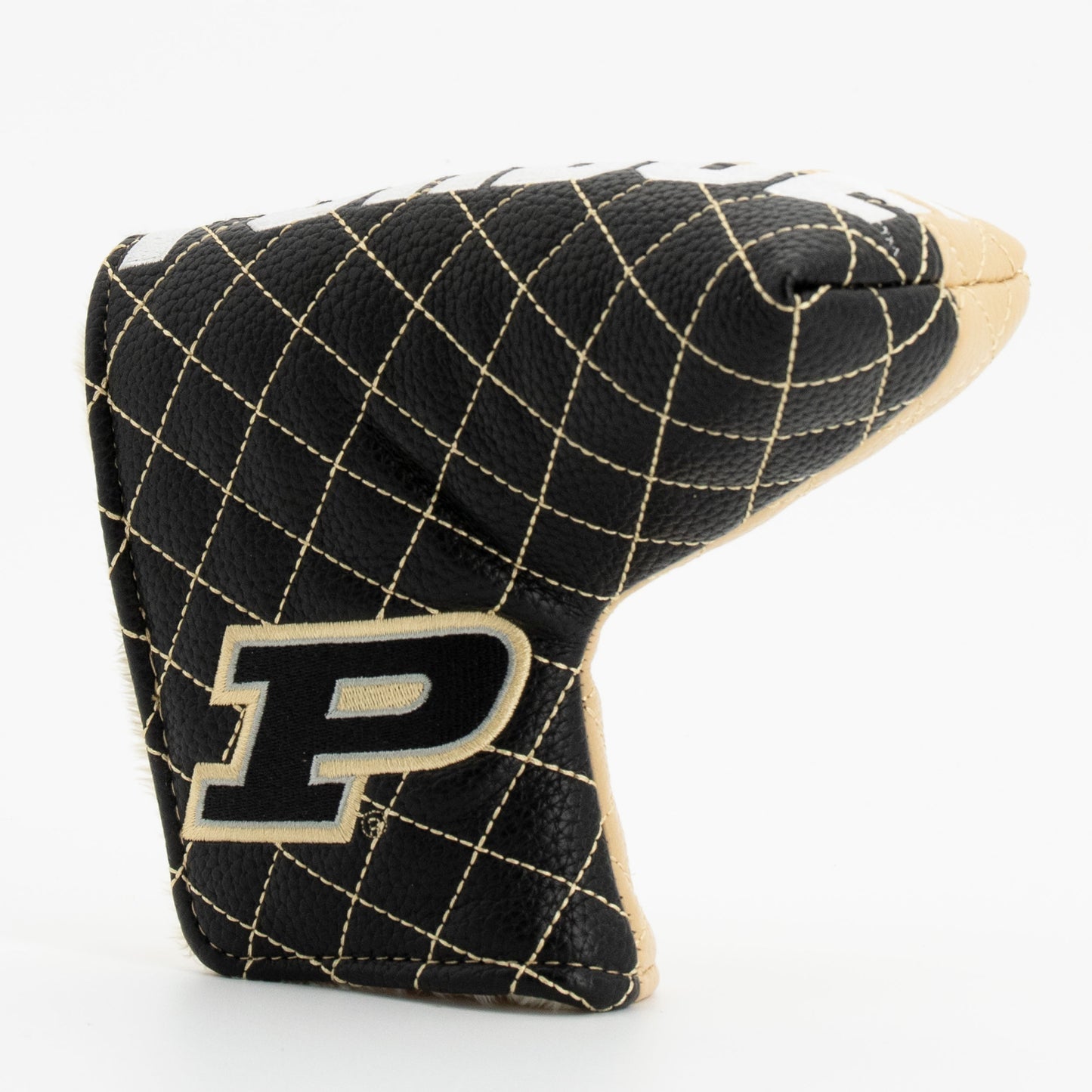 Purdue Boilermakers Quilted Headcovers – Boiler Up Collection - Blade Putter Split - Club Rehab
