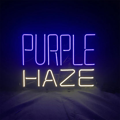 Purple Haze Beer Neon Sign Light - Club Rehab