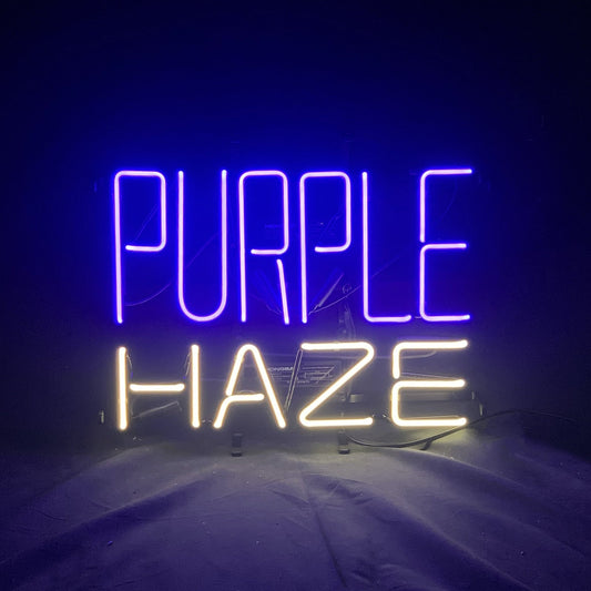 Purple Haze Beer Neon Sign Light - Club Rehab