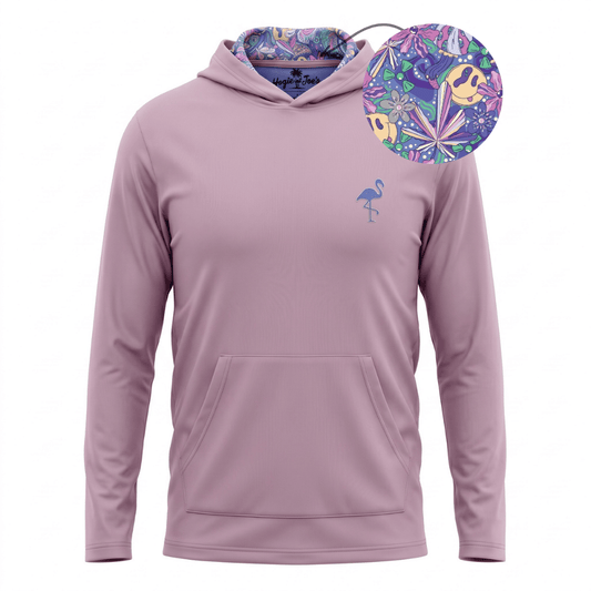 Purple Haze Performance Hoodie | Lightweight Unisex Moisture-Wicking Athletic Hoodie - S - Club Rehab