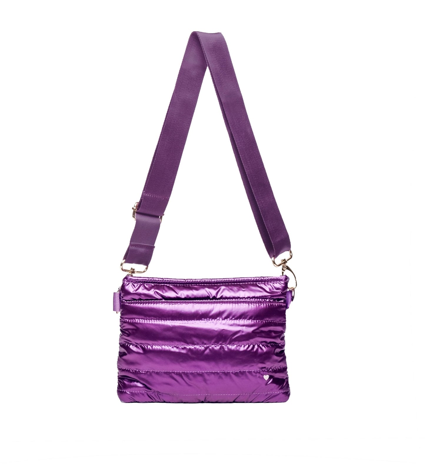 Purple Padded Crossbody Belt Bag - Club Rehab