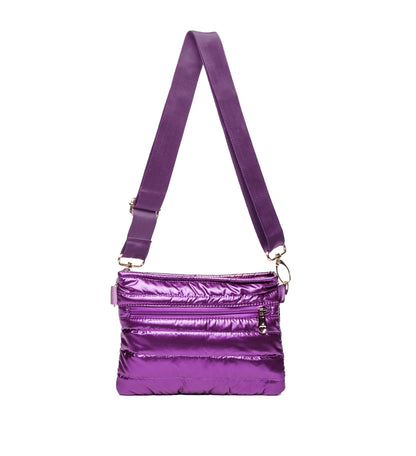 Purple Padded Crossbody Belt Bag - Club Rehab