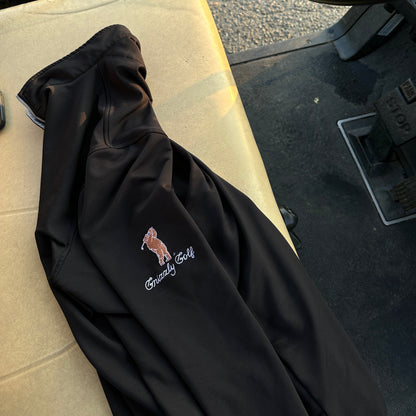 Quarter Zip Pullover - Black, alternate product view 2