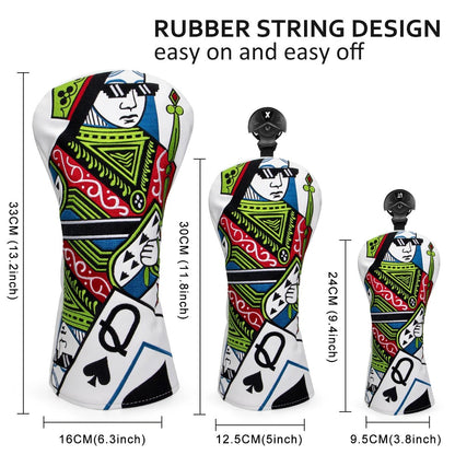 Queen of Spades Headcovers - Hybrid - Club Rehab
