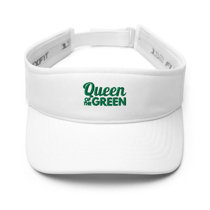 Queen of the Green Embroidered Golf Visor - Club Rehab