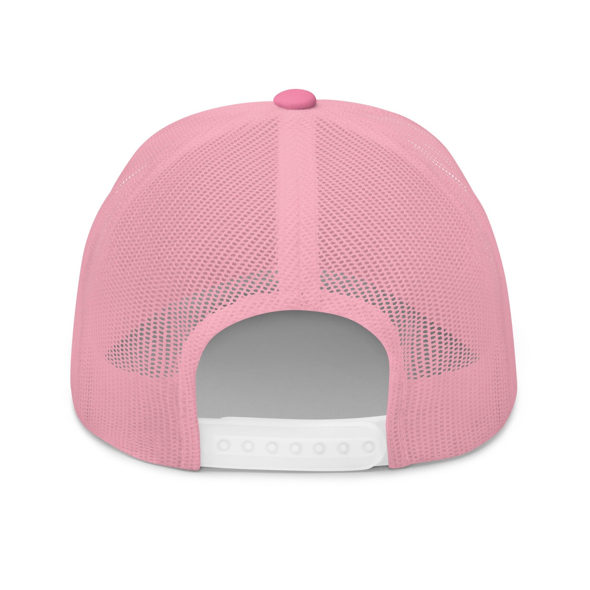 Queen of the Green Trucker Hat, Embroidered Golf Hat for Women - Pink - Club Rehab