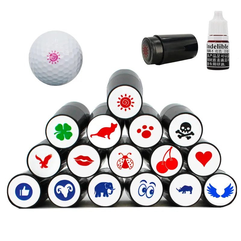 Quick - Dry Golf Ball Stamper - Club Rehab - Golf Ball MarkerBlue ElephantQuick - Dry Golf Ball Stamper