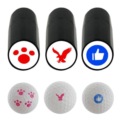 Quick - Dry Golf Ball Stamper - Club Rehab - Golf Ball MarkerBlue ElephantQuick - Dry Golf Ball Stamper