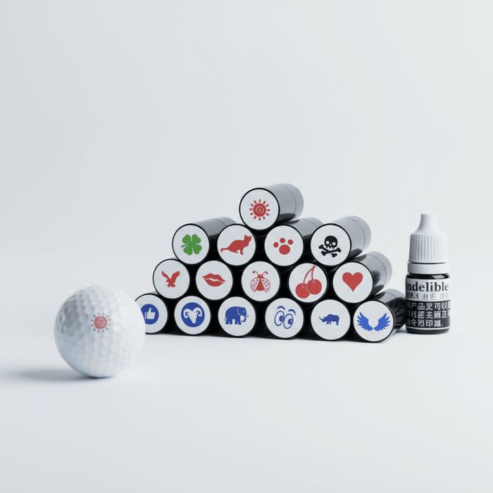 Quick - Dry Golf Ball Stamper - Green Four Leaf - Club Rehab