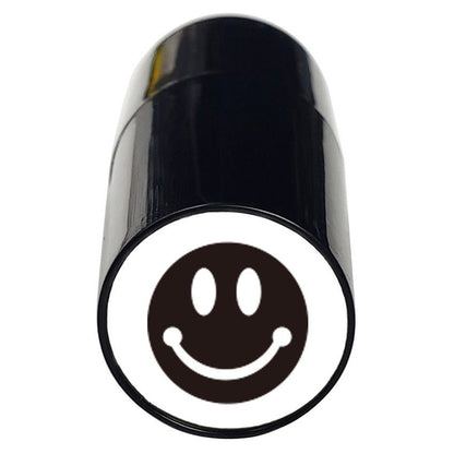 Quick - Dry Golf Ball Stamper - Black Smiley Face - Club Rehab