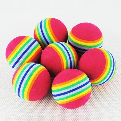 Rainbow Swing: Colorful EVA Foam Golf Balls - Club Rehab - Practice BallsOceanic SwirlTropical Breeze EVA foam golf balls