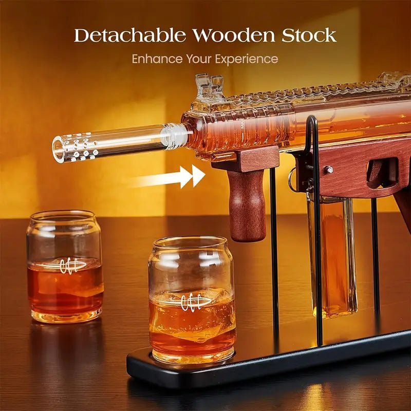 Rat - Tat - Tat Machine - Gun Whiskey Decaner Set - Club Rehab